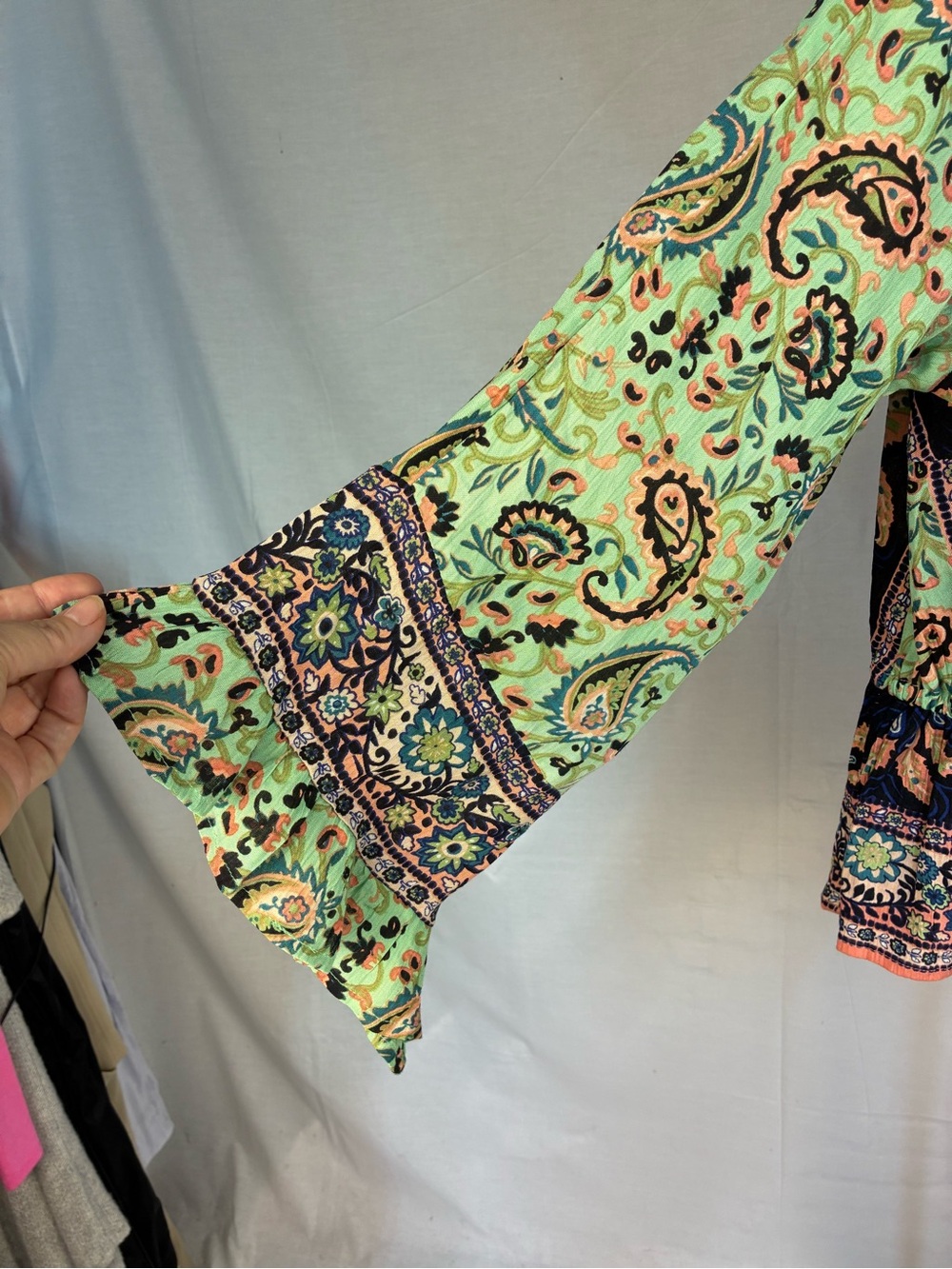 NWT Free Perople Rosalie Wrap Top L - Picture 3 of 9